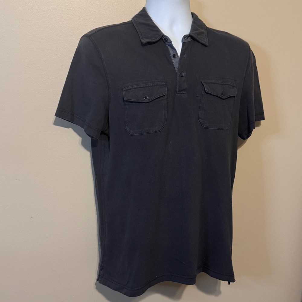 Banana Republic Charcoal Polo Shirt